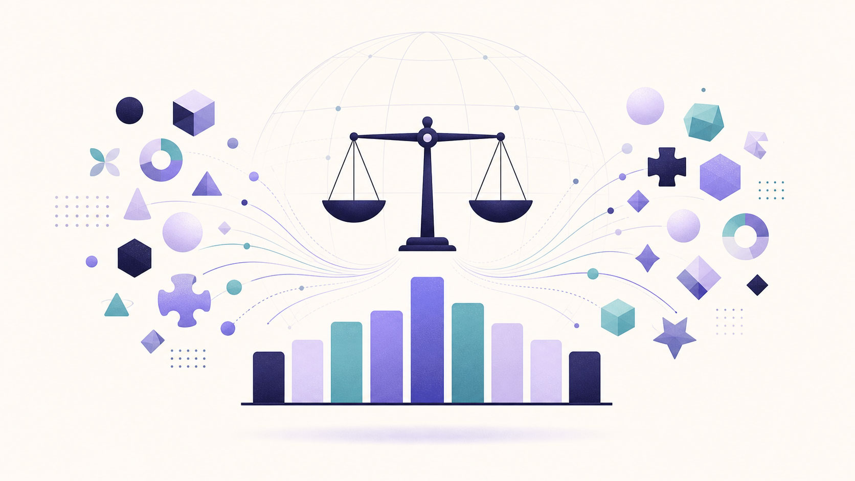 Illustration of balanced global reasoning comparison