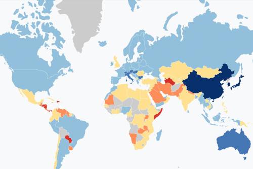 Average IQ by country